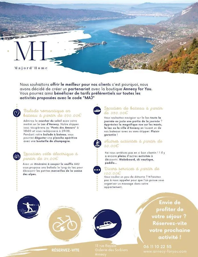 Le Lake - Vue Lac Et Montagne - Majord\'Home contacts